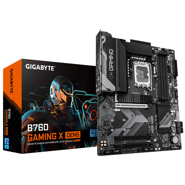 Gigabyte B760 GAMING X GEN5 ATX Motherboard for Intel LGA1700 CPUs